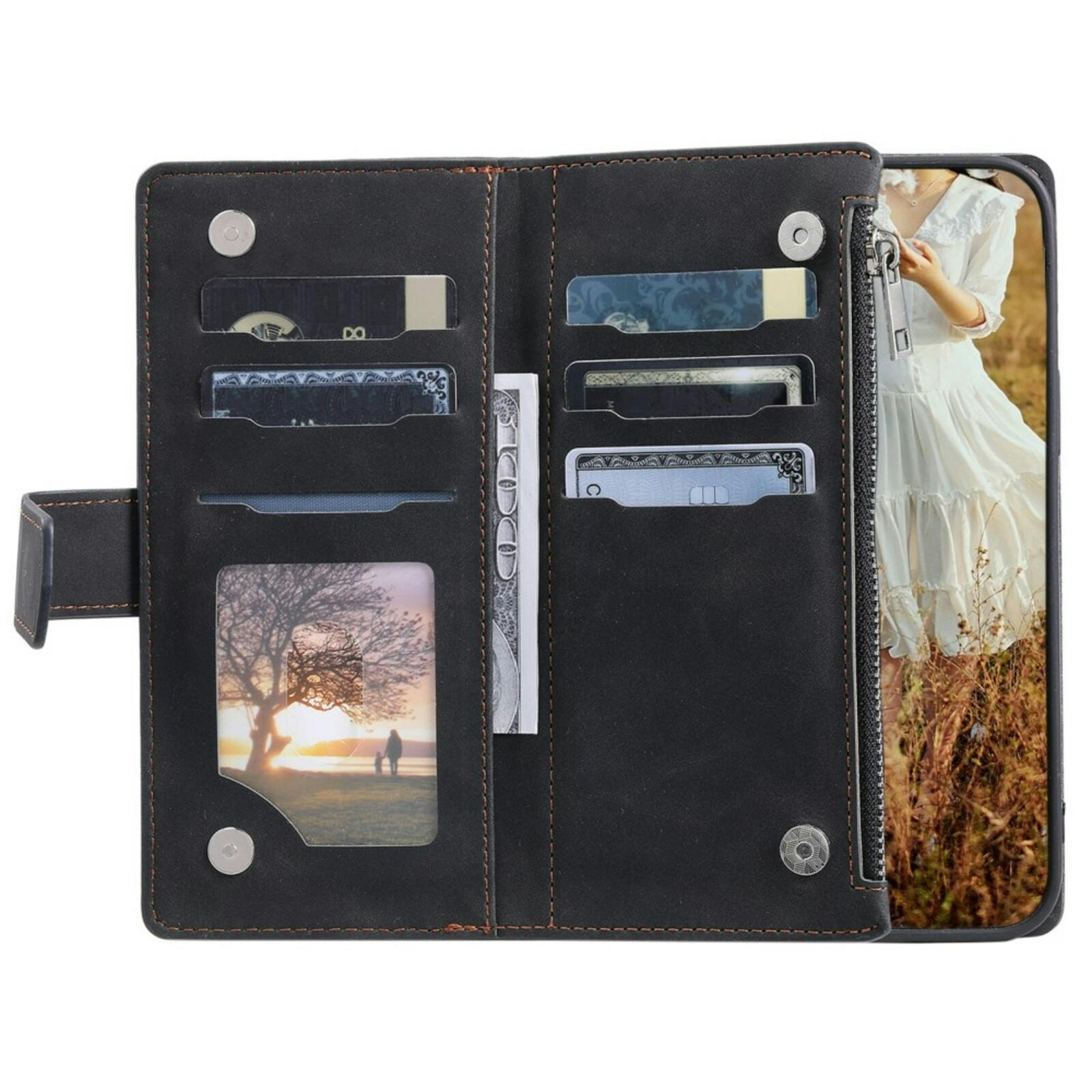 TwoTone Samsung Galaxy S24 FE Wallet Hoesje Zwart
