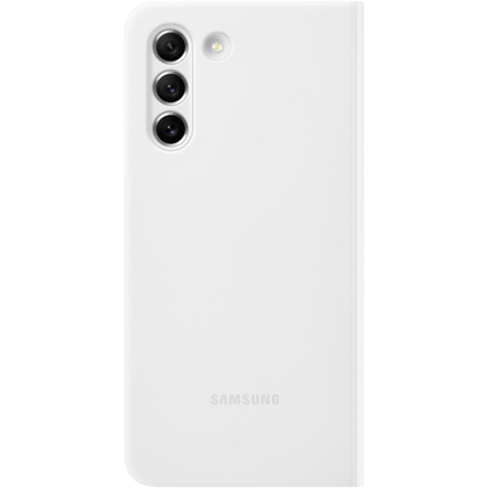 Samsung Galaxy S21 FE Doorzichtig View Hoesje White