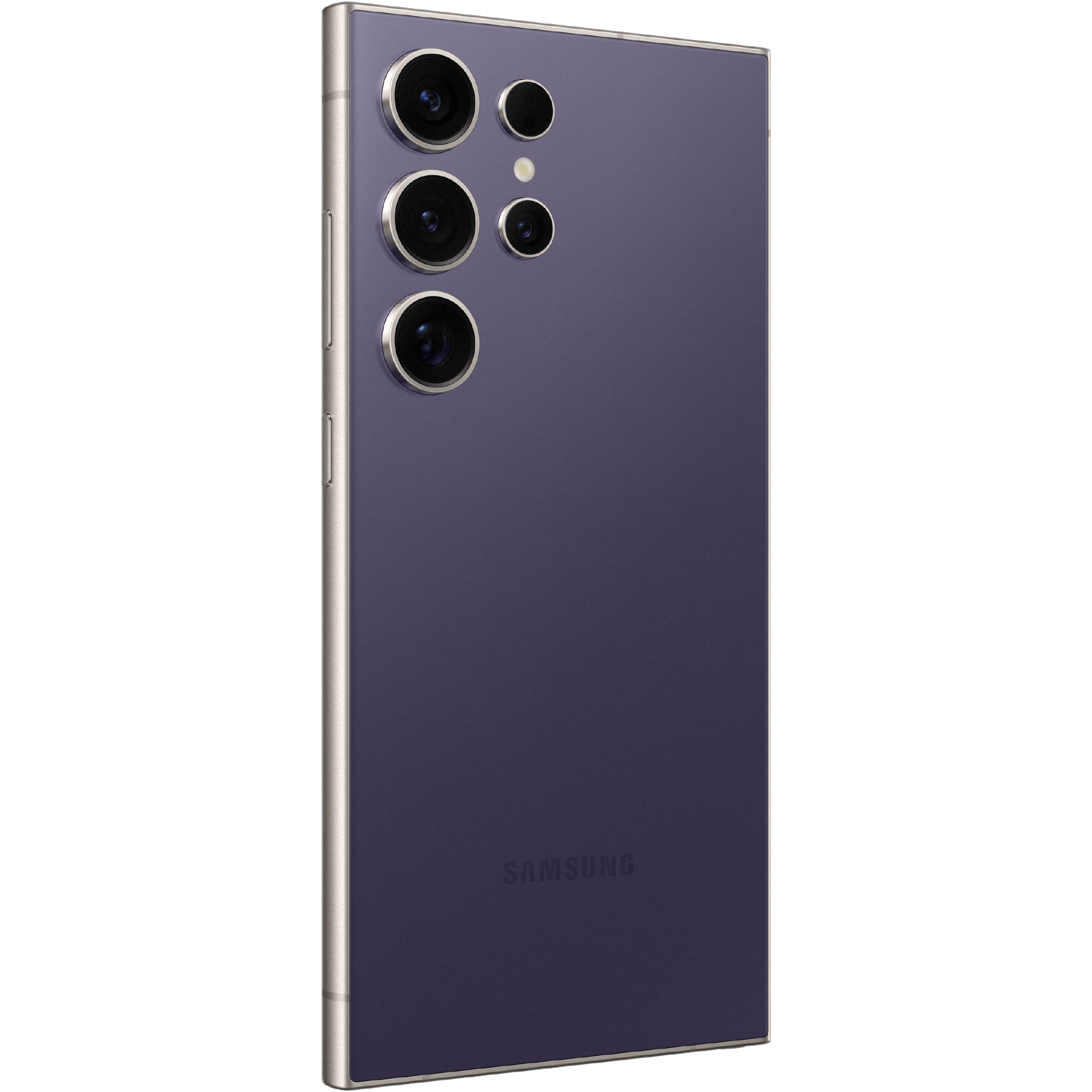 Samsung Galaxy S24 Ultra Titanium Violet - Aanzicht vanaf links