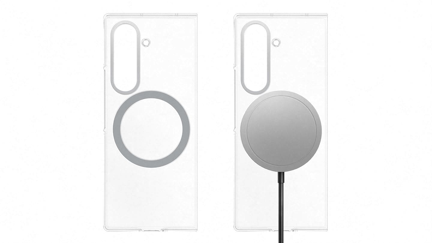 Samsung Galaxy Z Fold7 Clear Magnet Case Transparant