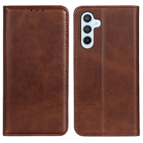 CaseBody Samsung Galaxy A56 Real Leather Wallet Hoesje Bruin