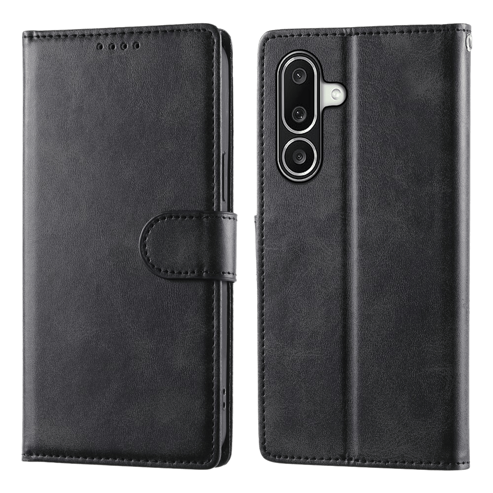 Mocaa Samsung Galaxy A27 Slim-Fit Boek Hoesje Zwart