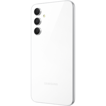 Samsung Galaxy A54 5G Awesome White - Aanzicht vanaf links