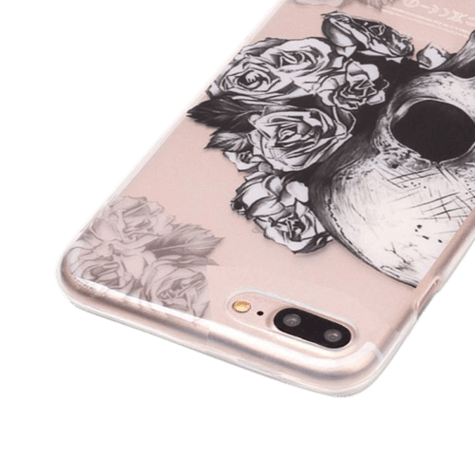 Mocaa iPhone 7 Plus / 8 Plus Hoesje Skull Meerkleurig