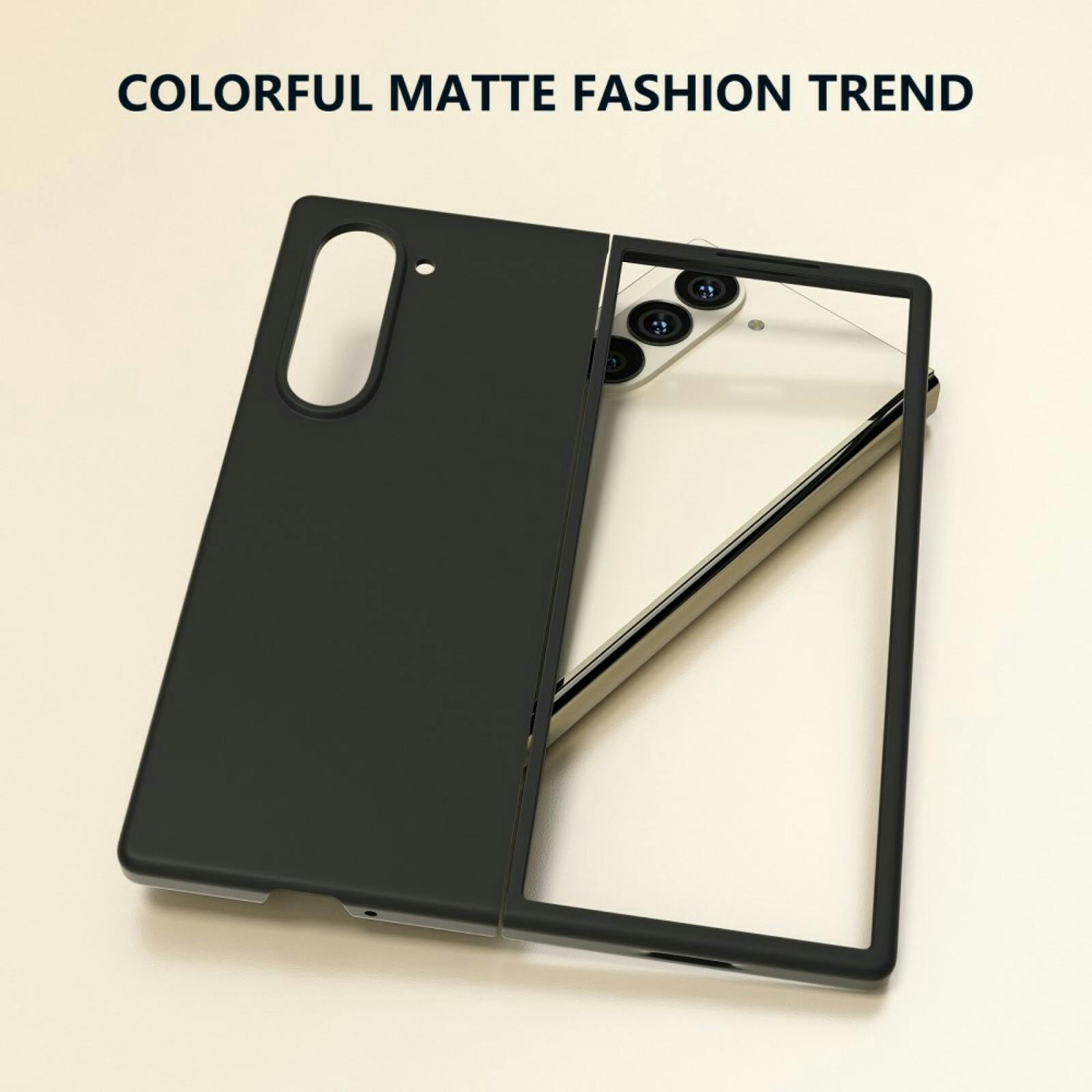 Comfycase Samsung Galaxy Z Fold6 Daily Beschermhoesje Zwart