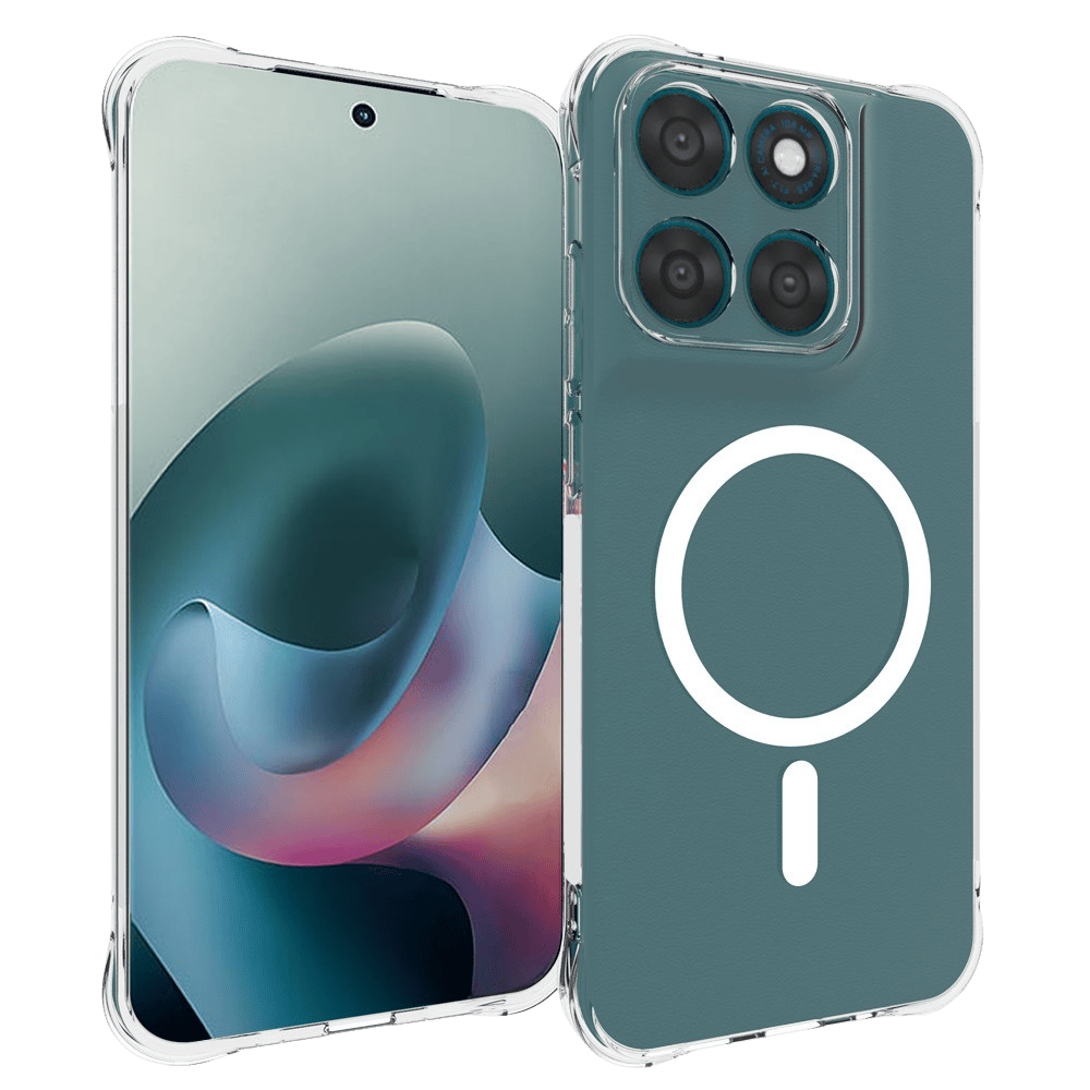 CaseBody Motorola Moto G67 Magnetisch Hoesje Transparant