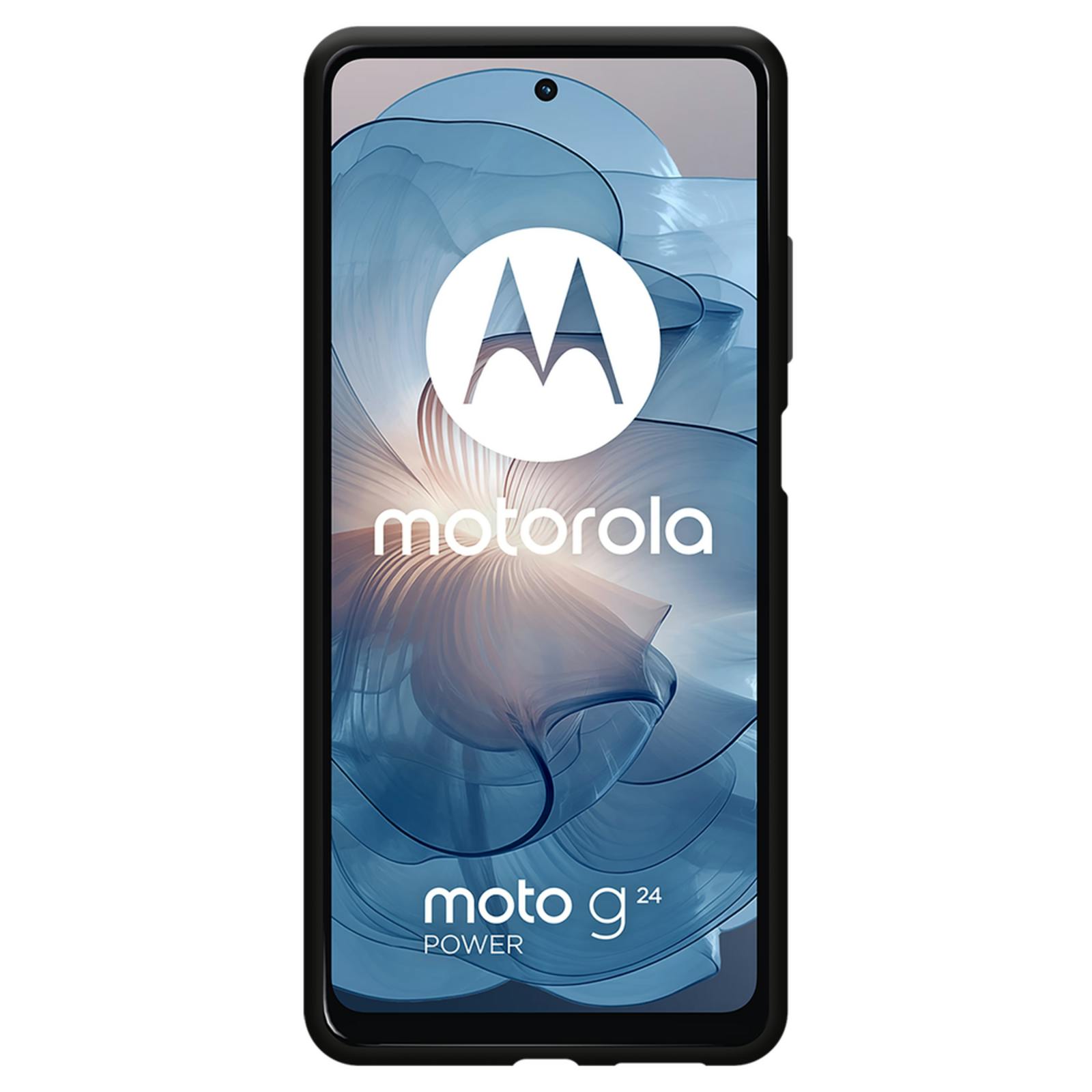 Just in Case Motorola Moto G04(s)/G24 (Power) Siliconen (TPU) Hoesje Zwart