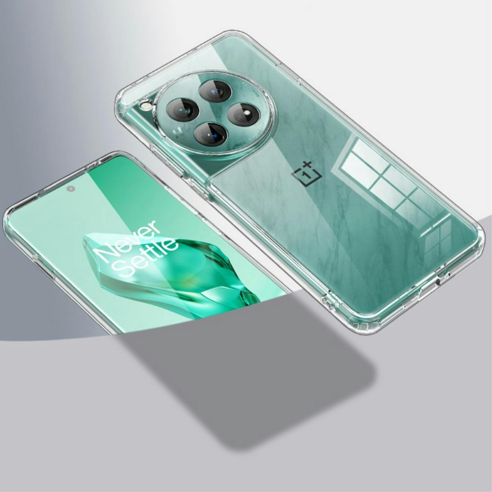 CaseBody OnePlus 12 Airbag Schokbestendig Hoesje Transparant