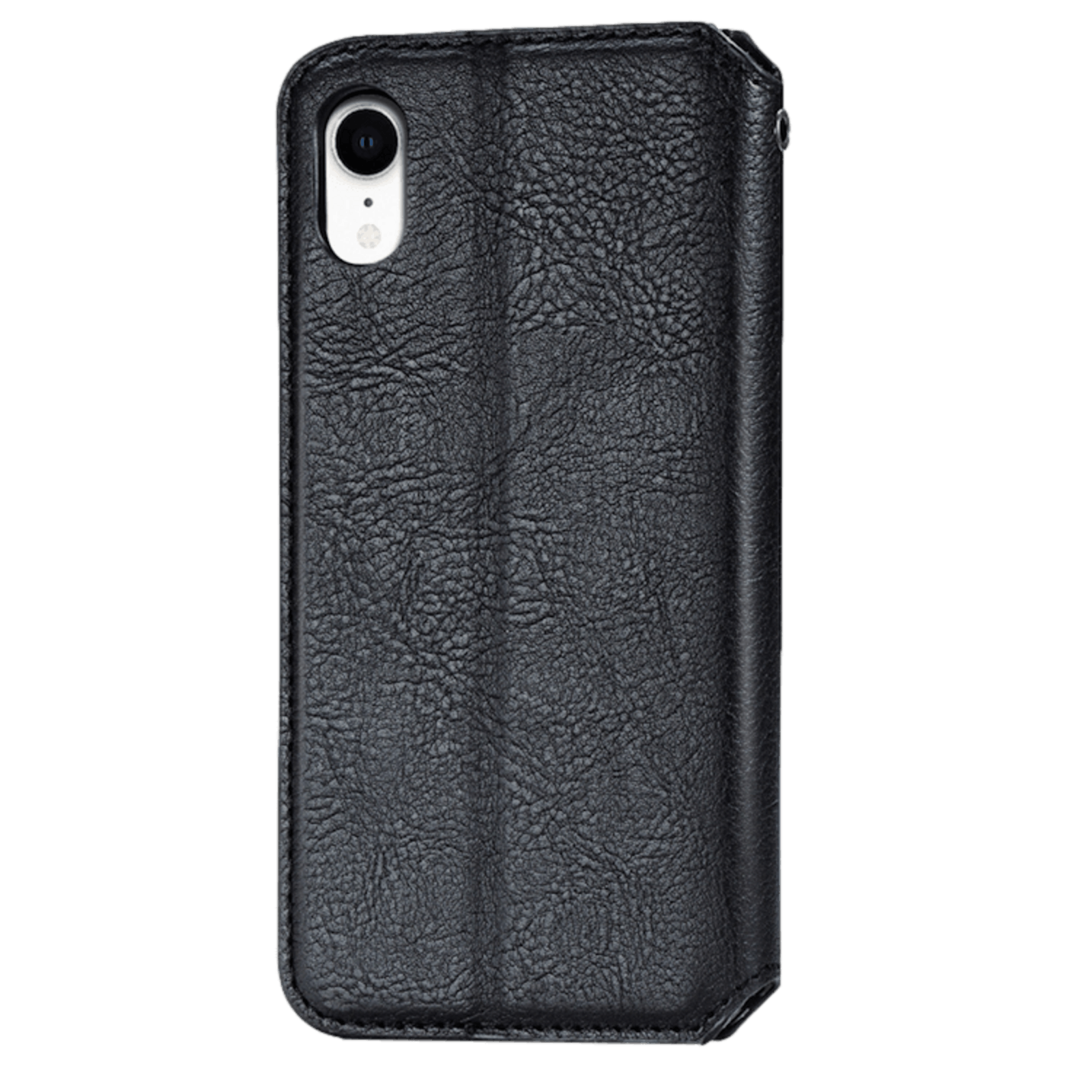 CaseBody iPhone Xr Cubic Telefoonhoesje met Magneetsluiting Zwart