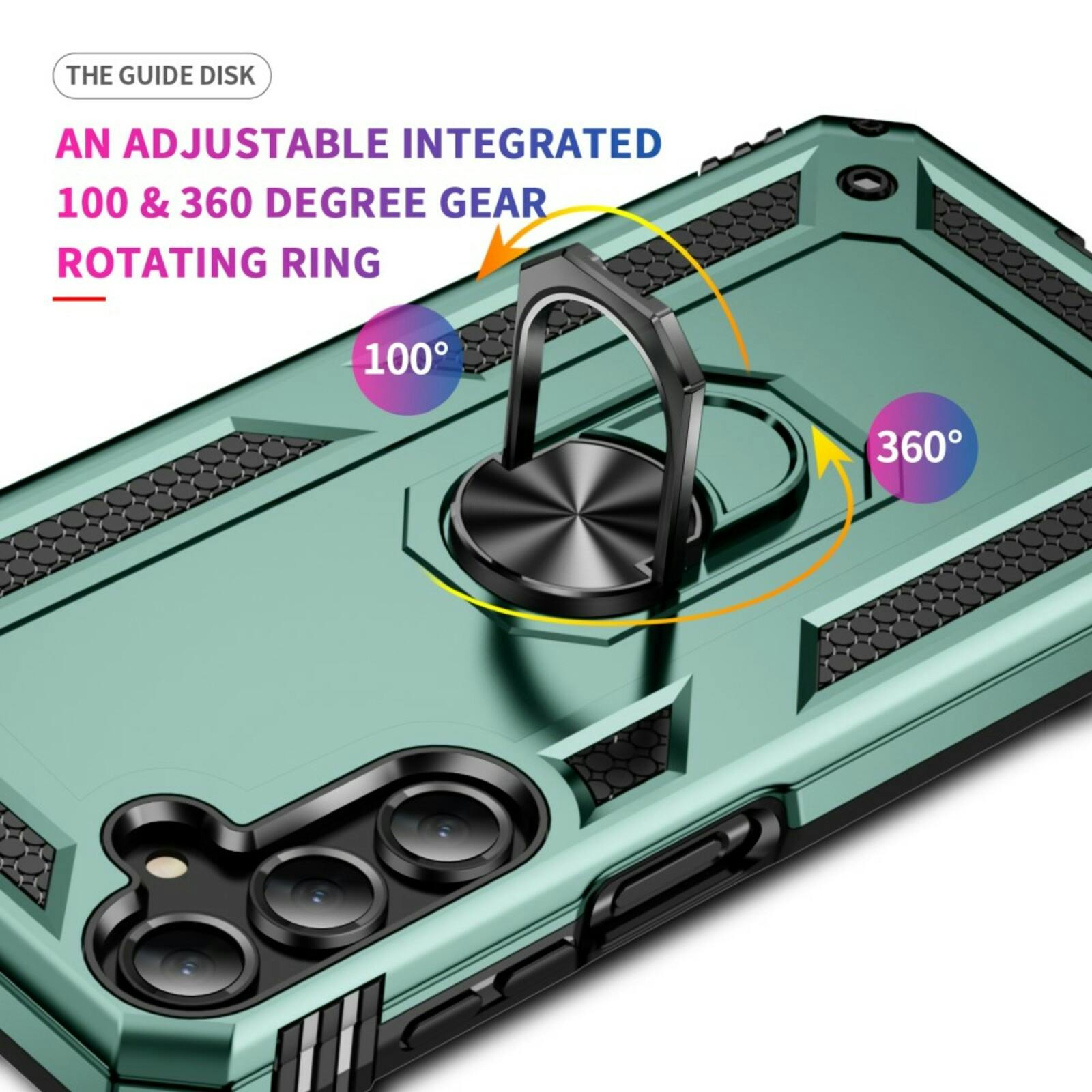 CaseBody Samsung Galaxy A16 Shield Case Groen