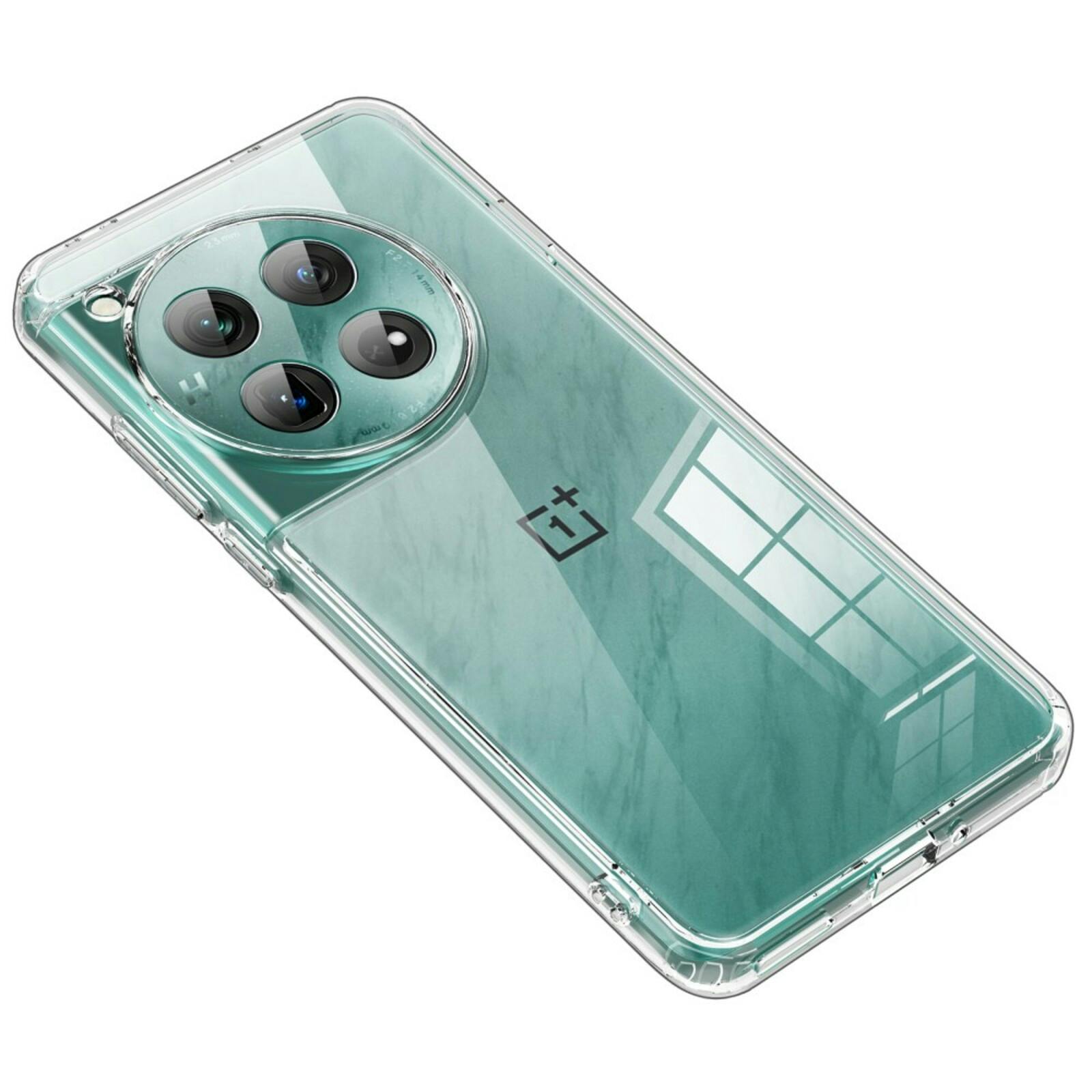 CaseBody OnePlus 12 Airbag Schokbestendig Hoesje Transparant