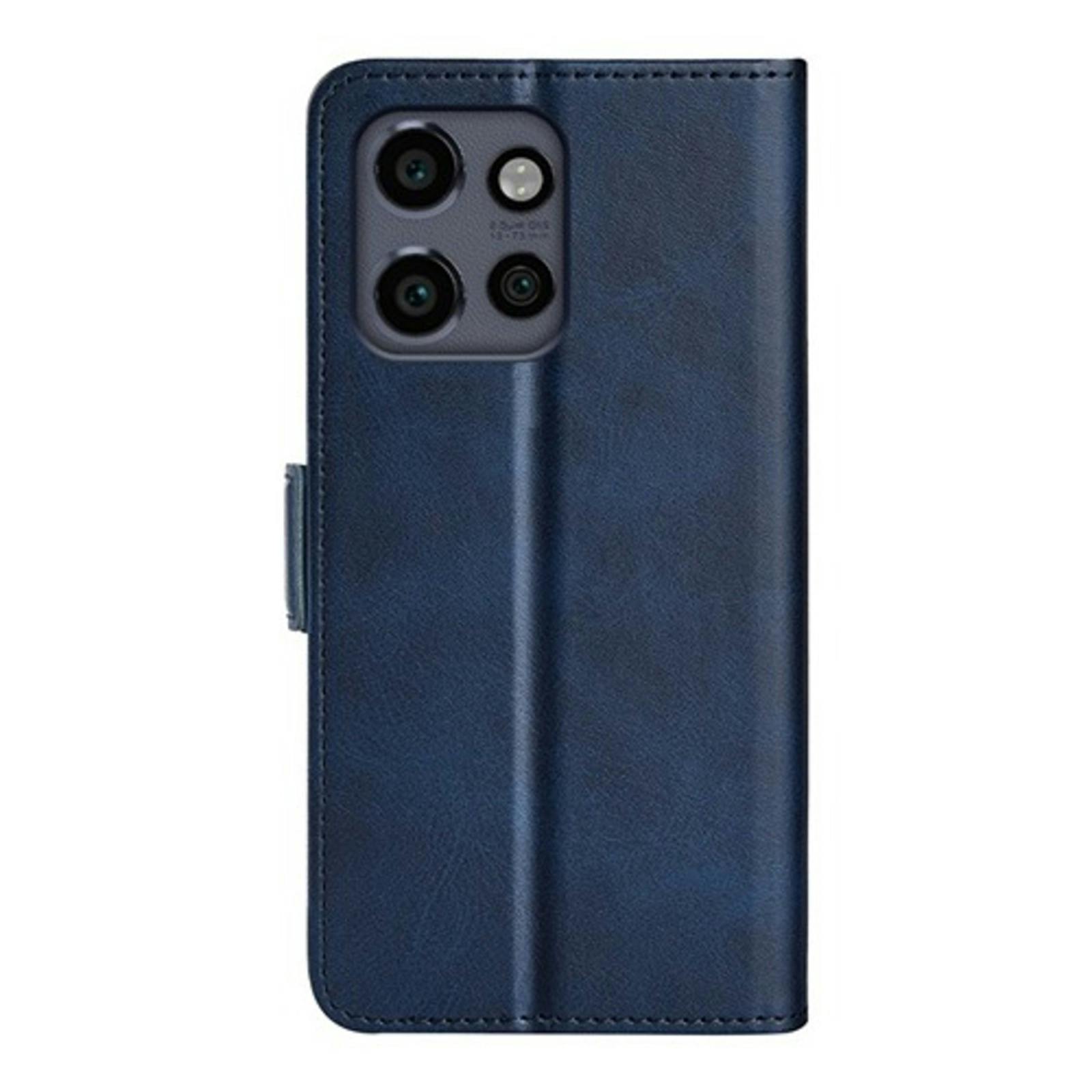 Comfycase Motorola Edge 50 Neo 5G Bookcase Hoesje Blauw