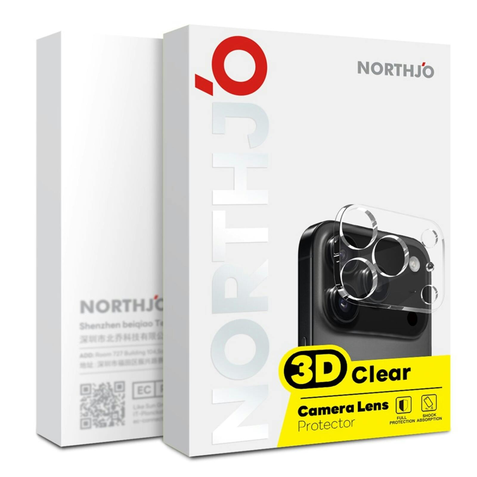 Northjo Samsung Galaxy Z Flip8 Camera Protector Transparant
