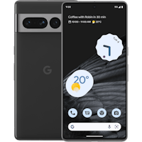 Google Pixel 7 Pro Obsidian - Voorkant & achterkant
