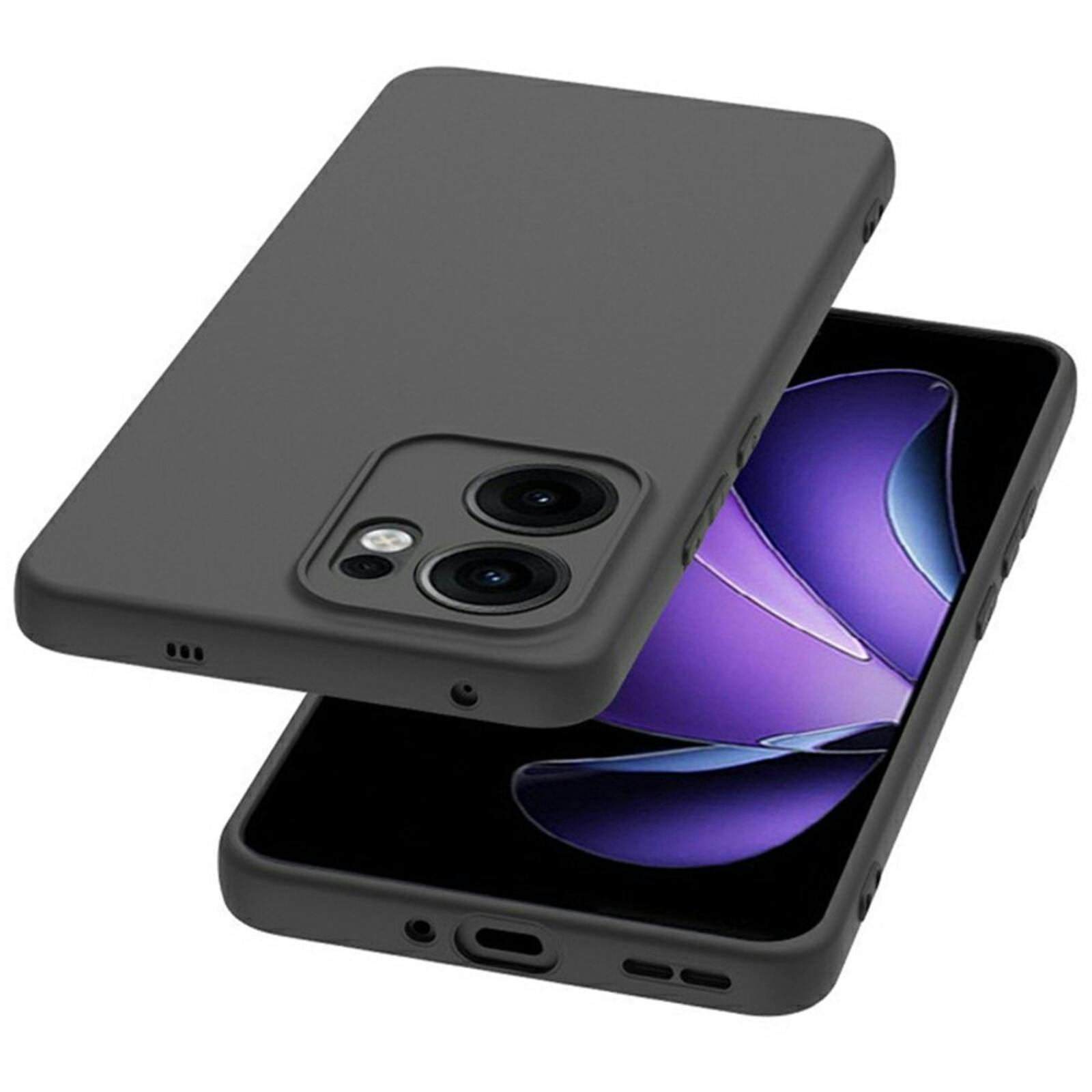 Mocaa Oppo Reno13 F 5G Slim-Fit Hoesje Zwart