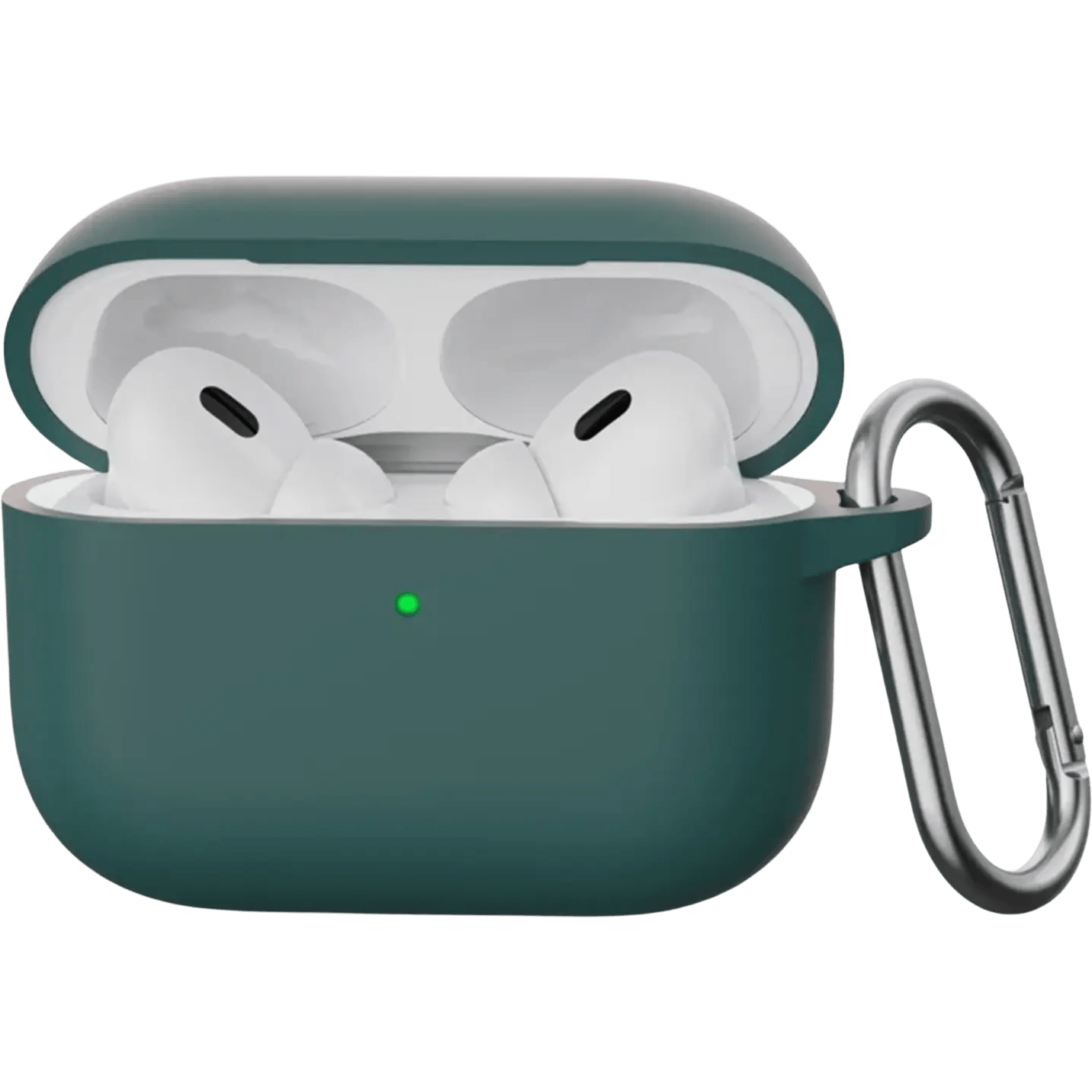 Mocaa AirPods Pro 3 Siliconen Hoesje met Haak Groen