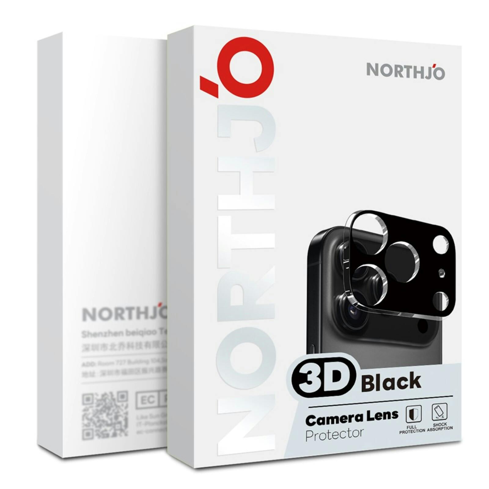 Northjo Samsung Galaxy Z Flip8 Camera Protector Zwart