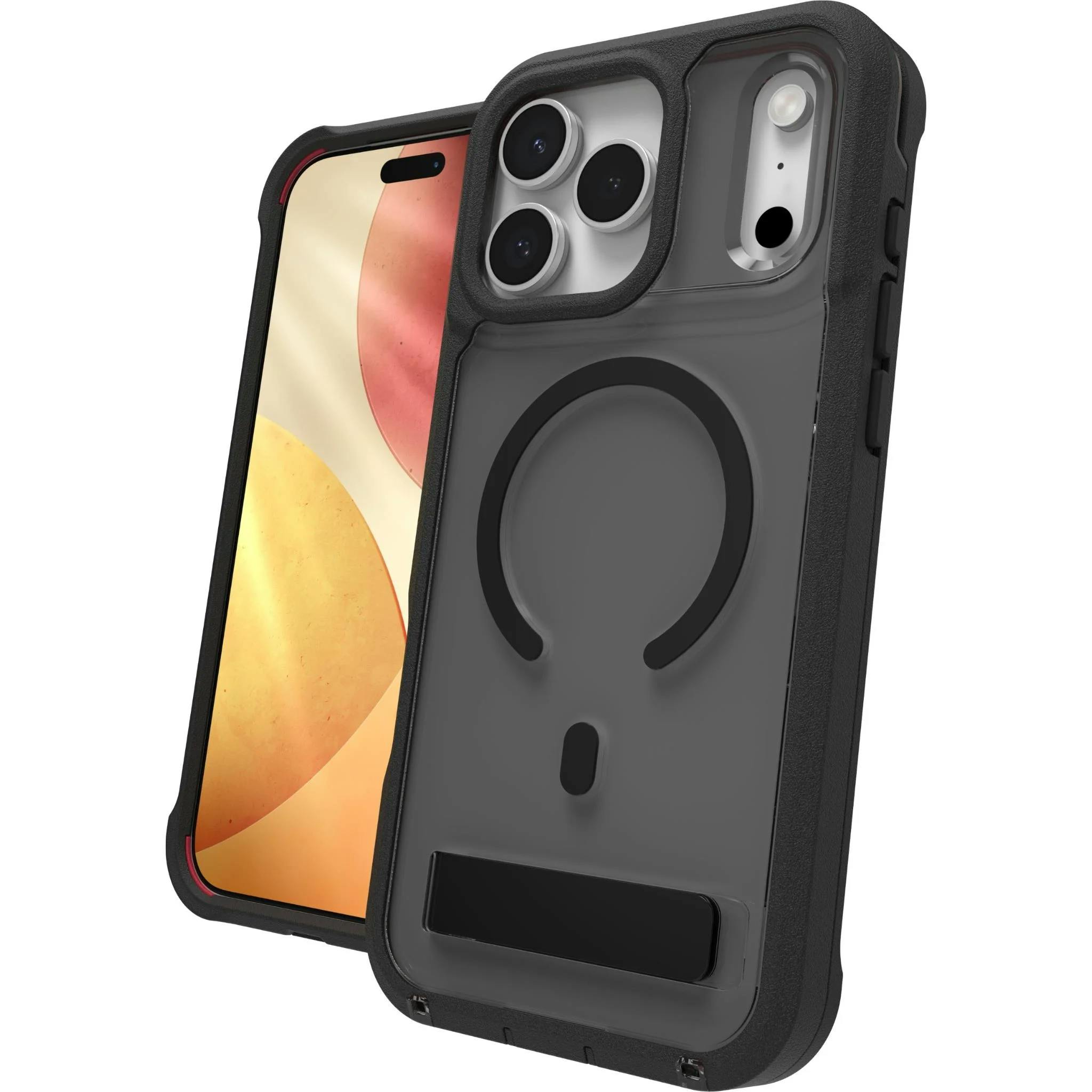 ZAGG iPhone 17 Pro Max MagSafe Rainier Kickstand Case Zwart