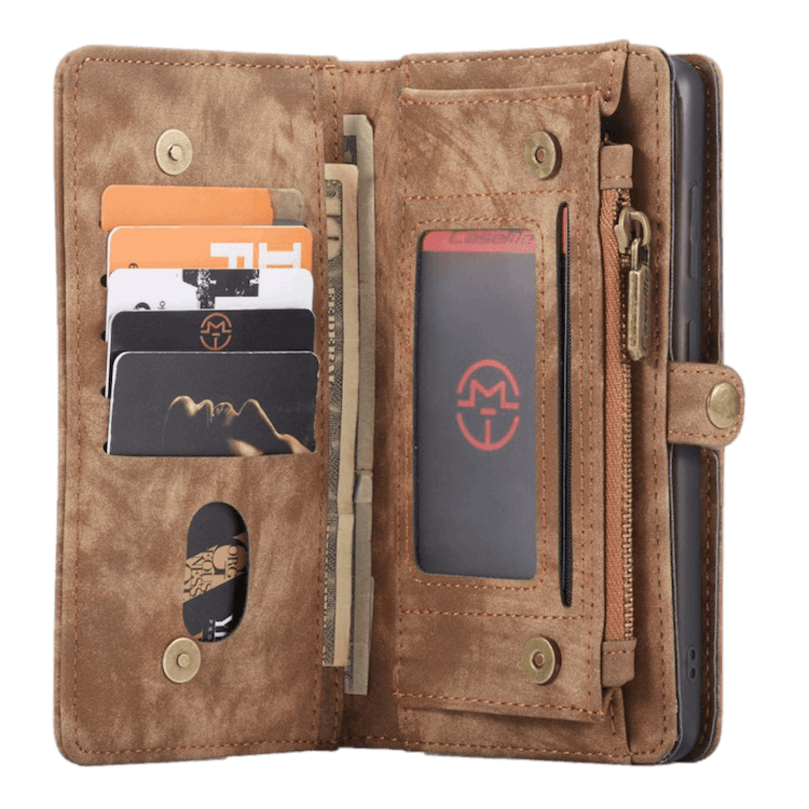 Caseme Samsung Galaxy S20 Ultra Vintage Bookcase Hoesje Bruin