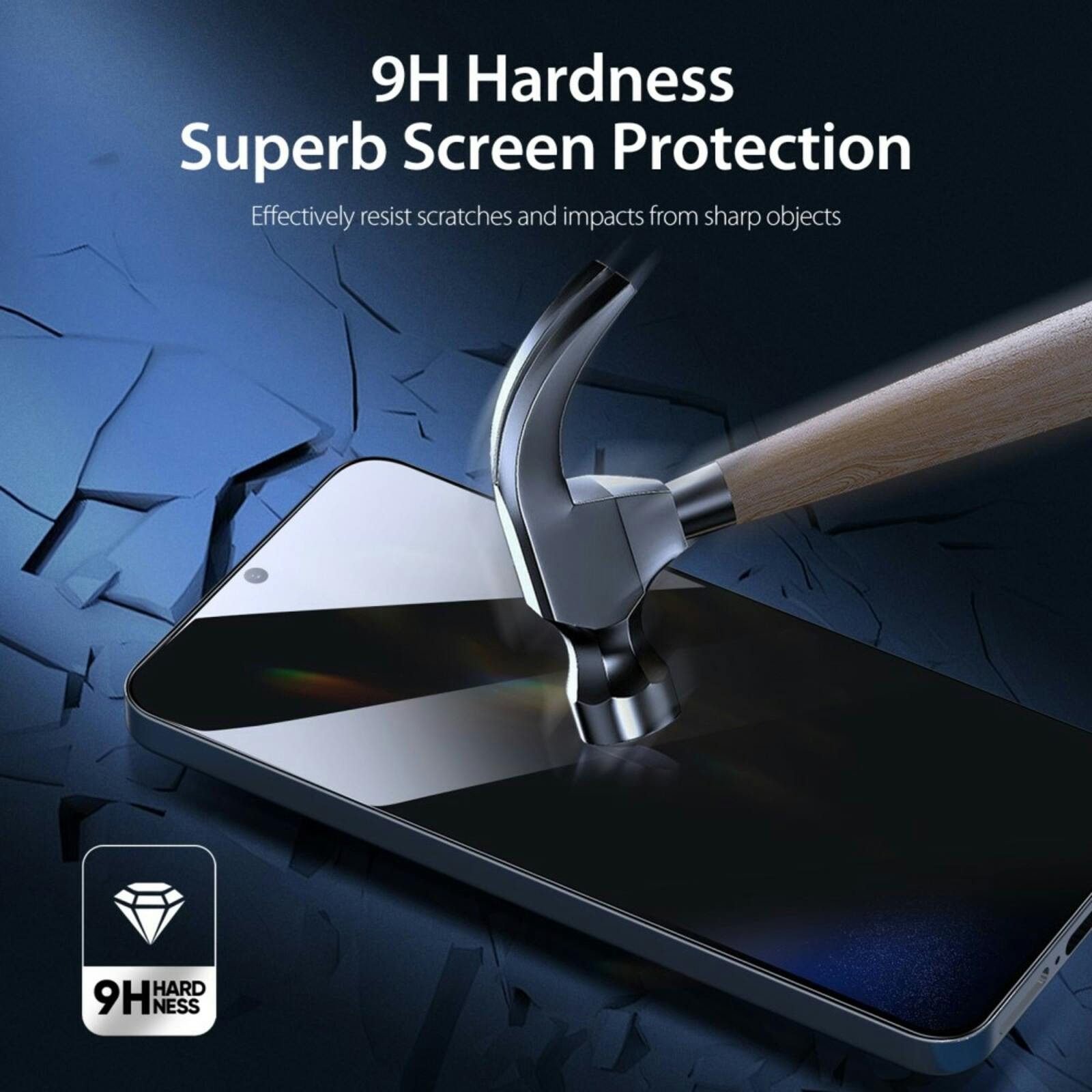 DUX DUCIS Samsung S24 Plus Privacy Screenprotector Gehard Glas Transparant