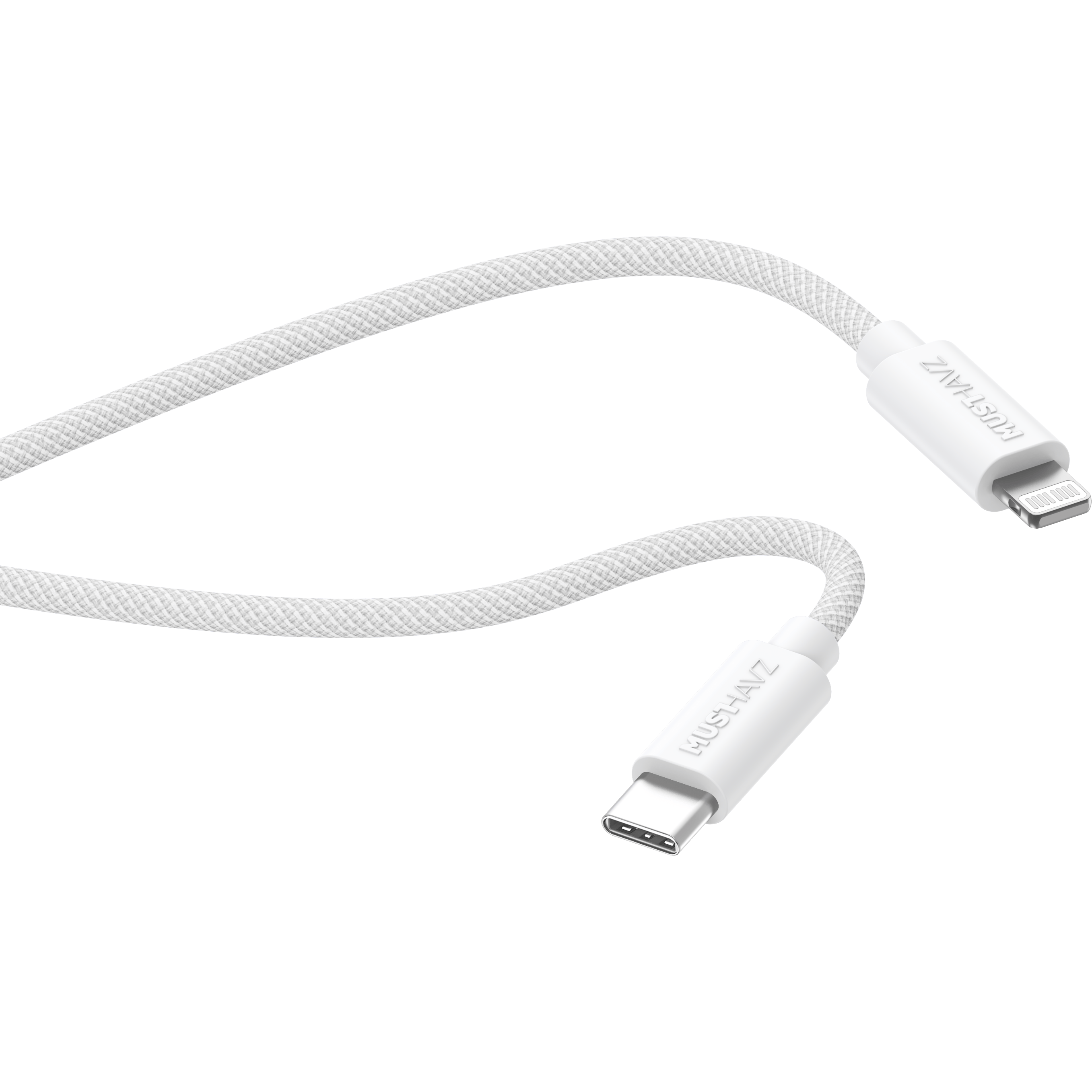 Musthavz Nano Charger 20W + USB-C Naar Lightning Kabel Wit