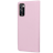 CaseBody Samsung Galaxy S20 FE Echt Lederen Bookcase Roze