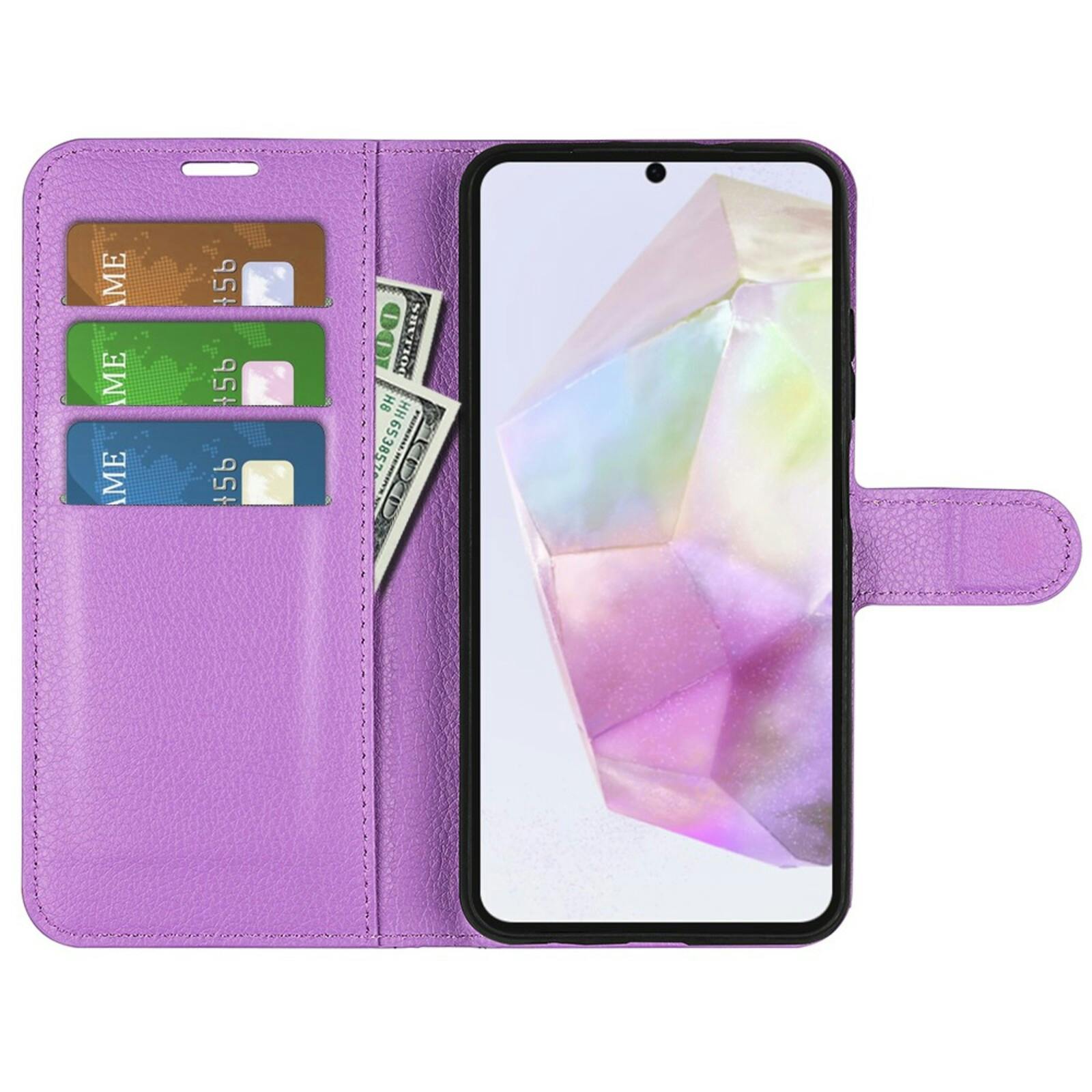 Comfycase Samsung Galaxy A36 Bookcase Hoesje Paars