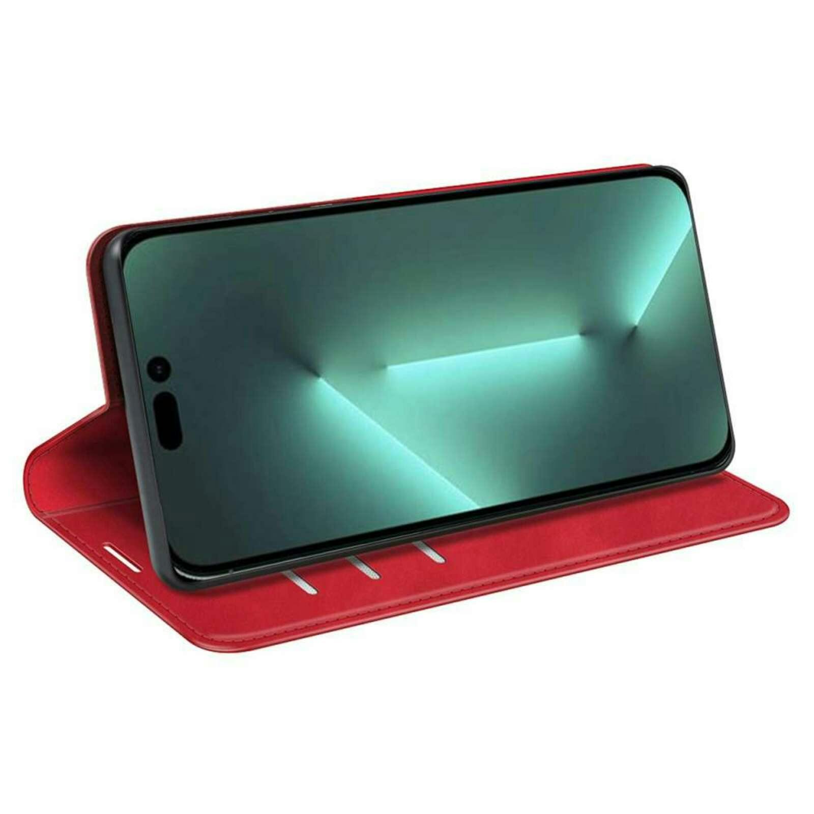 Just in Case iPhone 14 Pro Portemonnee Hoesje Rood