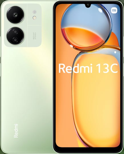 Xiaomi Redmi 13C Clover Green - Voorkant & achterkant