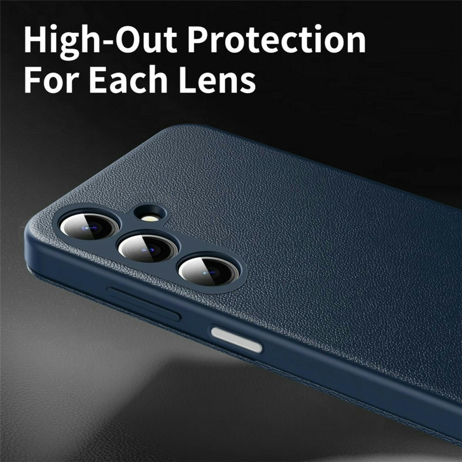 CaseBody Samsung Galaxy A37 Smart Cover Blauw