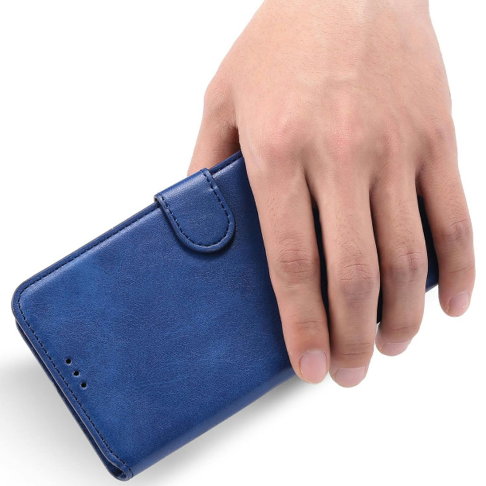 Mocaa Huawei P Smart 2020 Slim-Fit Boek Hoesje Blauw