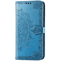 Comfycase Samsung Galaxy S20 Mandala Booklet Telefoonhoesje Blauw