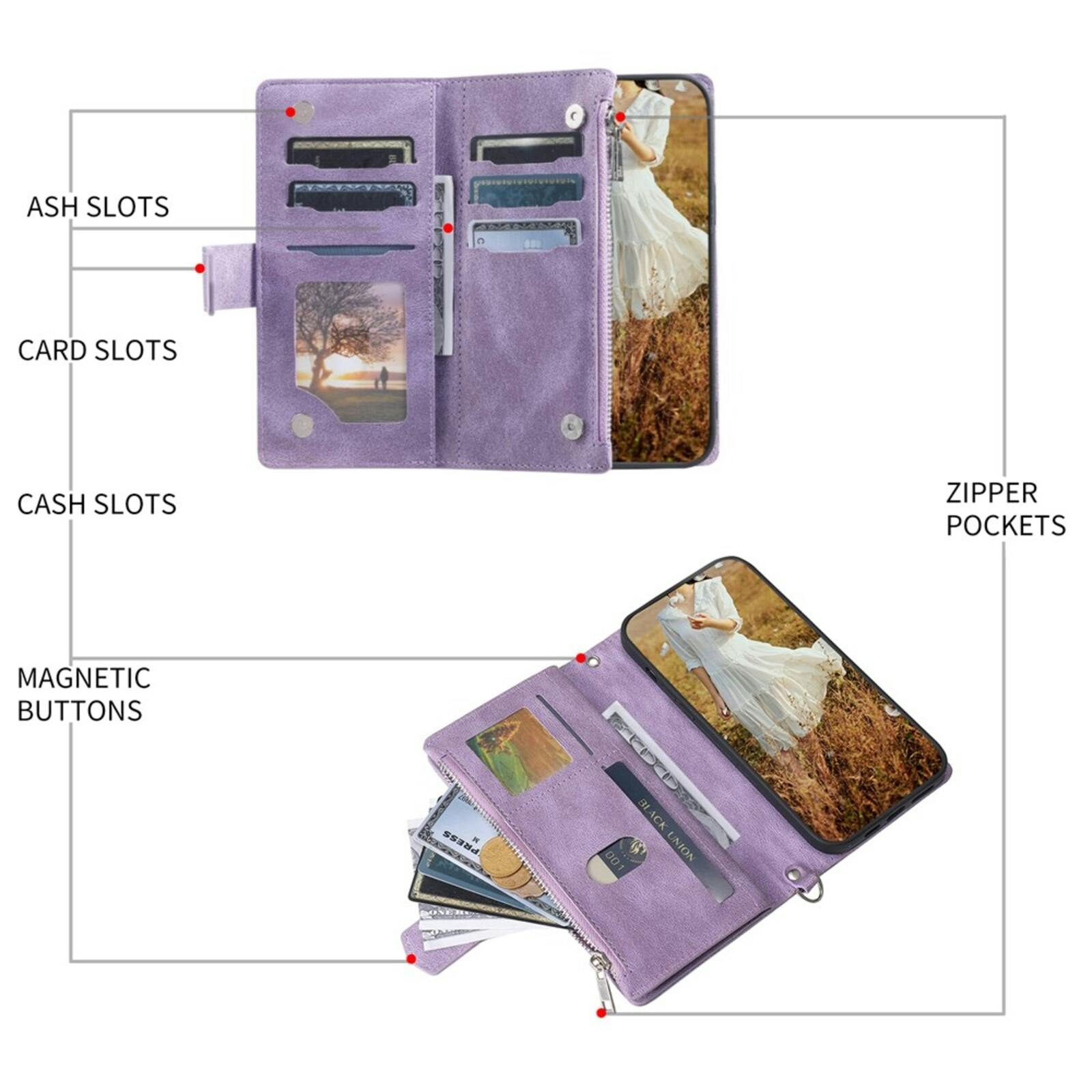TwoTone Samsung Galaxy A37 Wallet Hoesje Paars