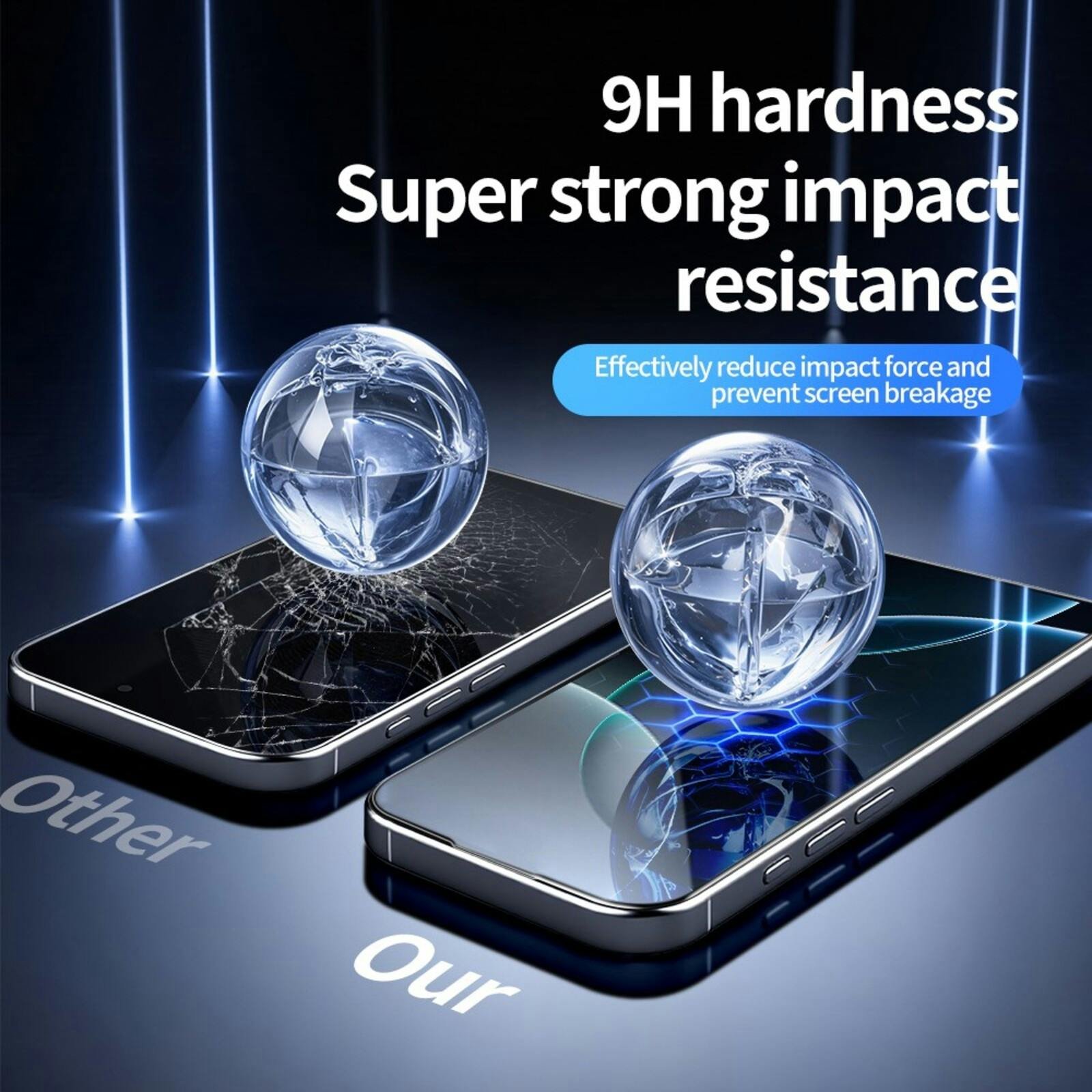 DO AS YOU WISH iPhone 14 Full Screen Tempered Glass Screenprotector Transparant