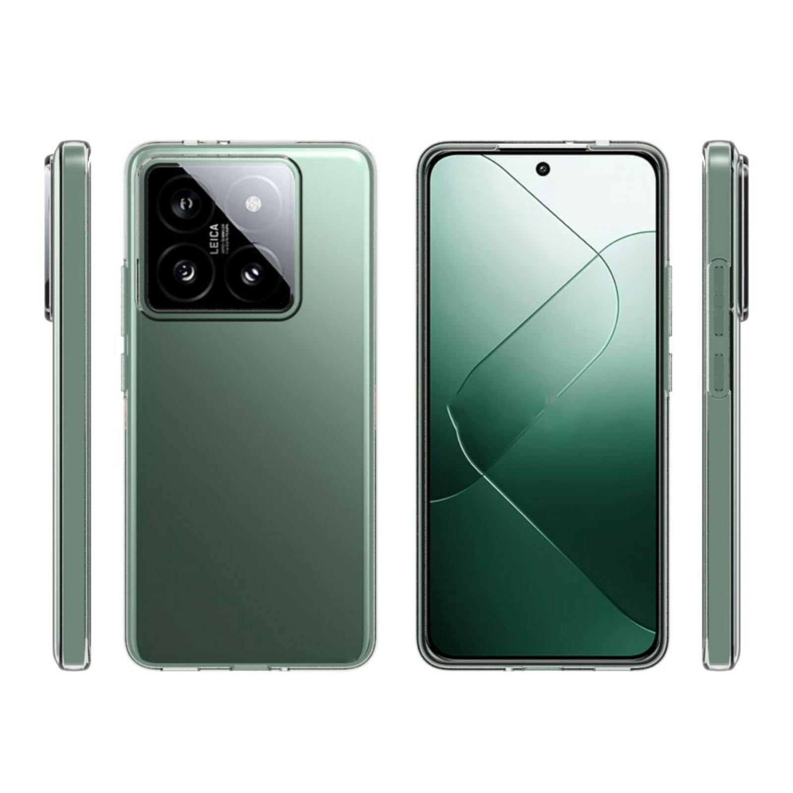 Mocaa Xiaomi 14T Pro Clear Hoesje Transparant