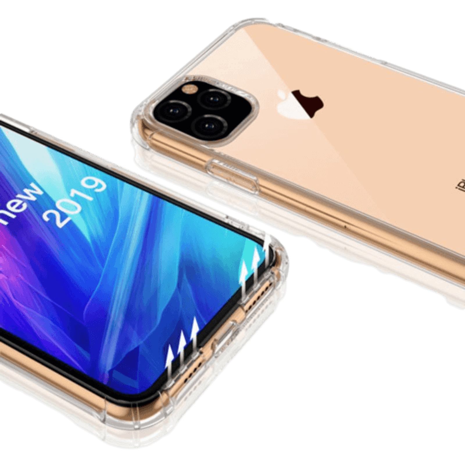 CaseBody iPhone 11 Pro ShockProof Hoesje Transparant