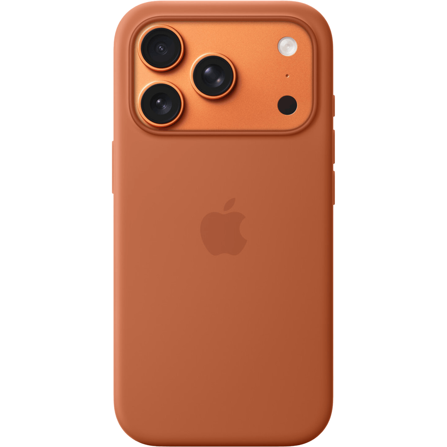 Apple iPhone 17 Pro Max Siliconen MagSafe Hoesje Terracotta - Voorkant