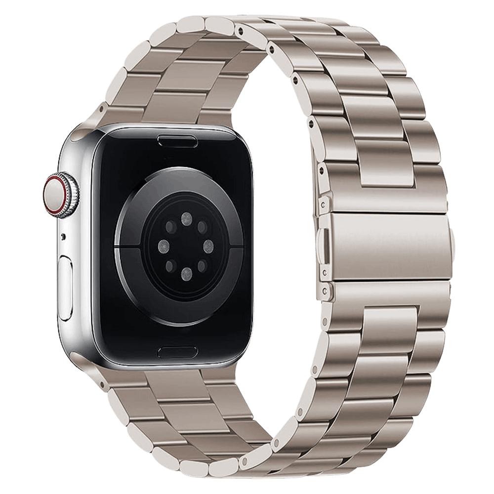 Kalebol Apple Watch Stalen Bandje 41-42mm Starlight