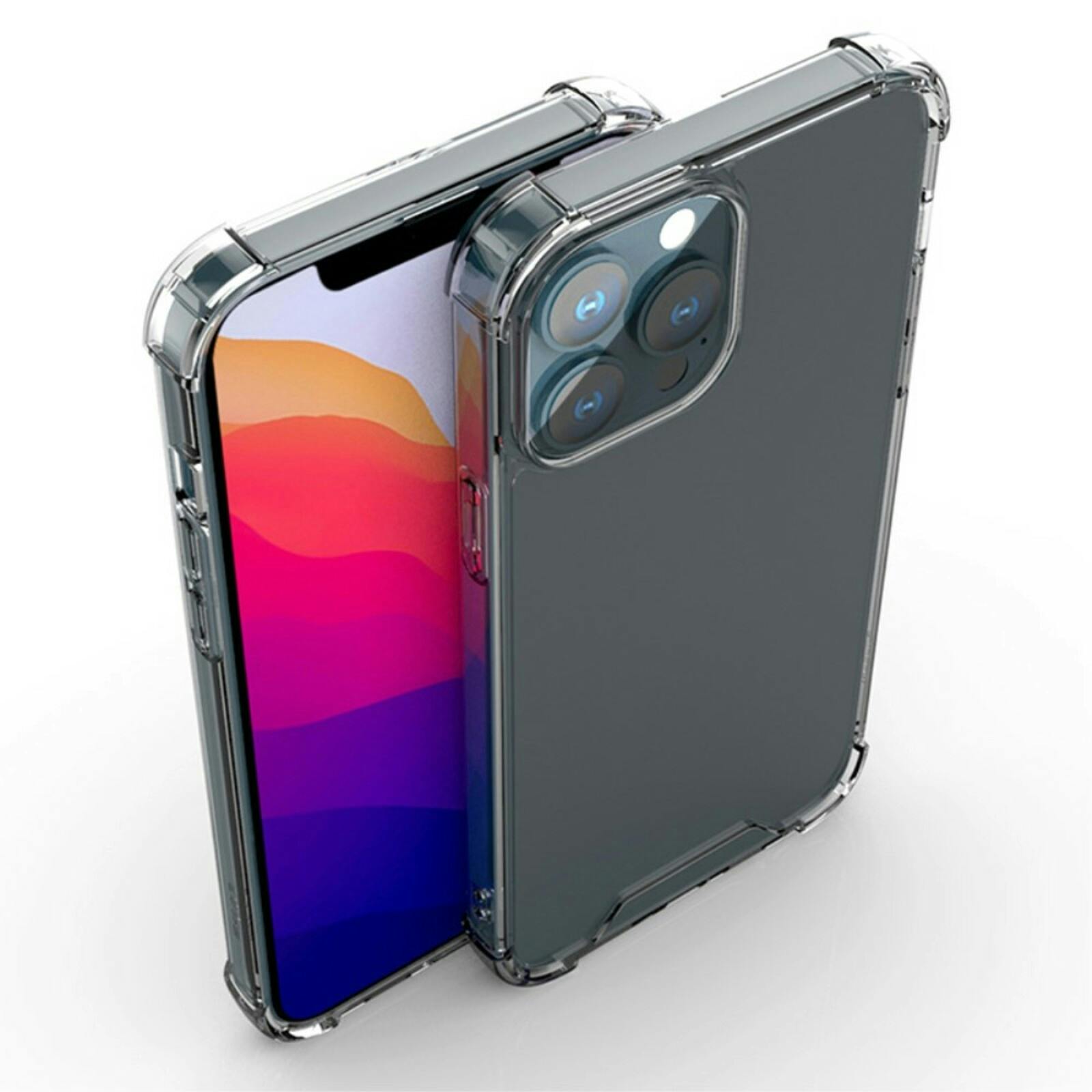 CaseBody iPhone 15 Pro Shockproof Hoesje Transparant