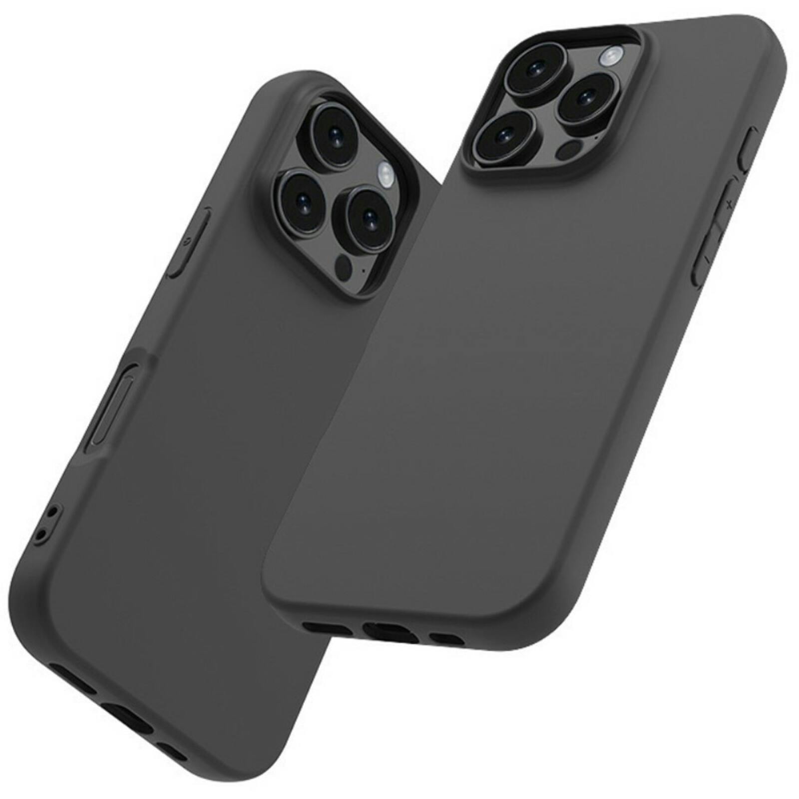 CaseBody Apple iPhone 16 Pro Max Slim-Fit Backcover Zwart