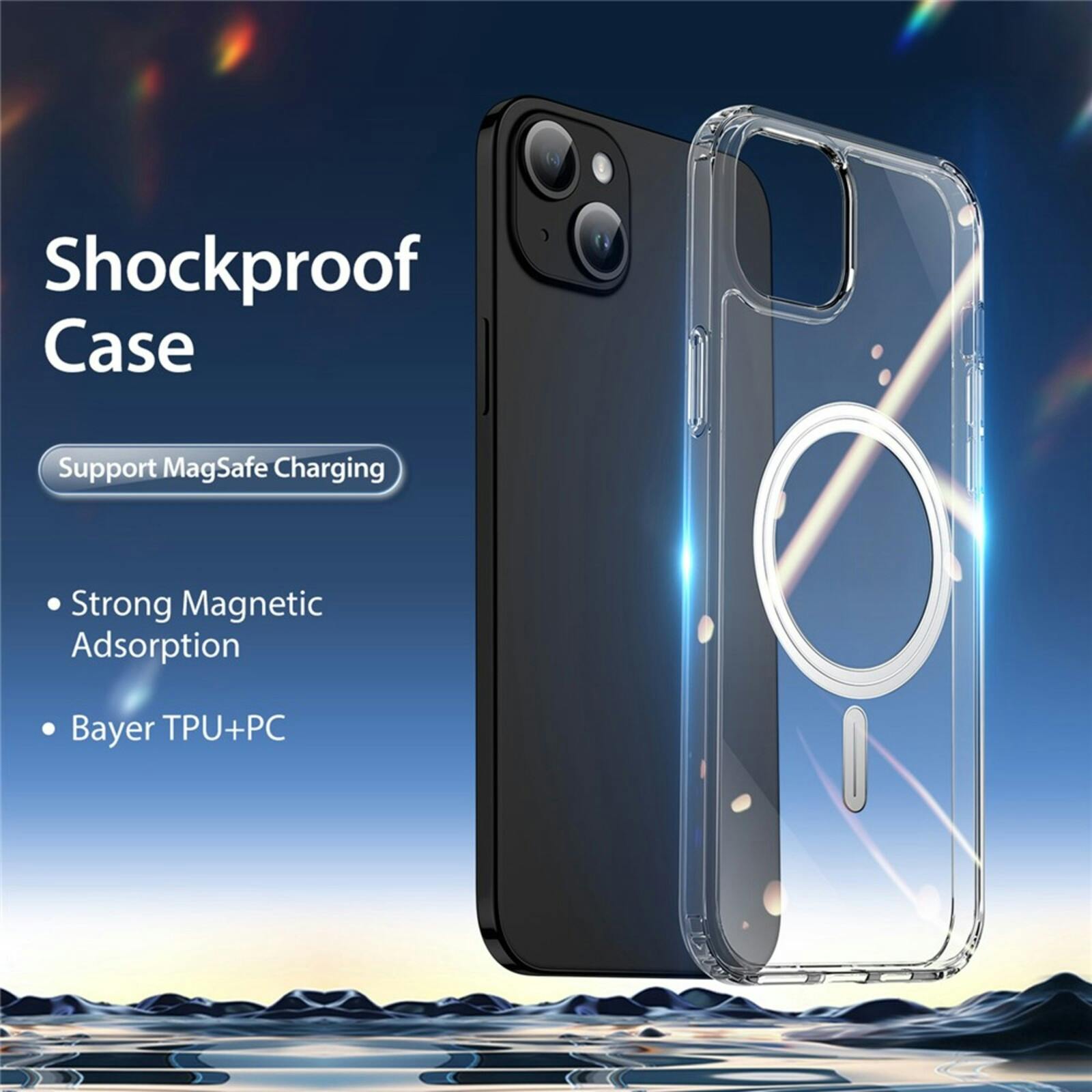 DUX DUCIS Apple iPhone 15 Shockproof MagSafe Hoesje Transparant