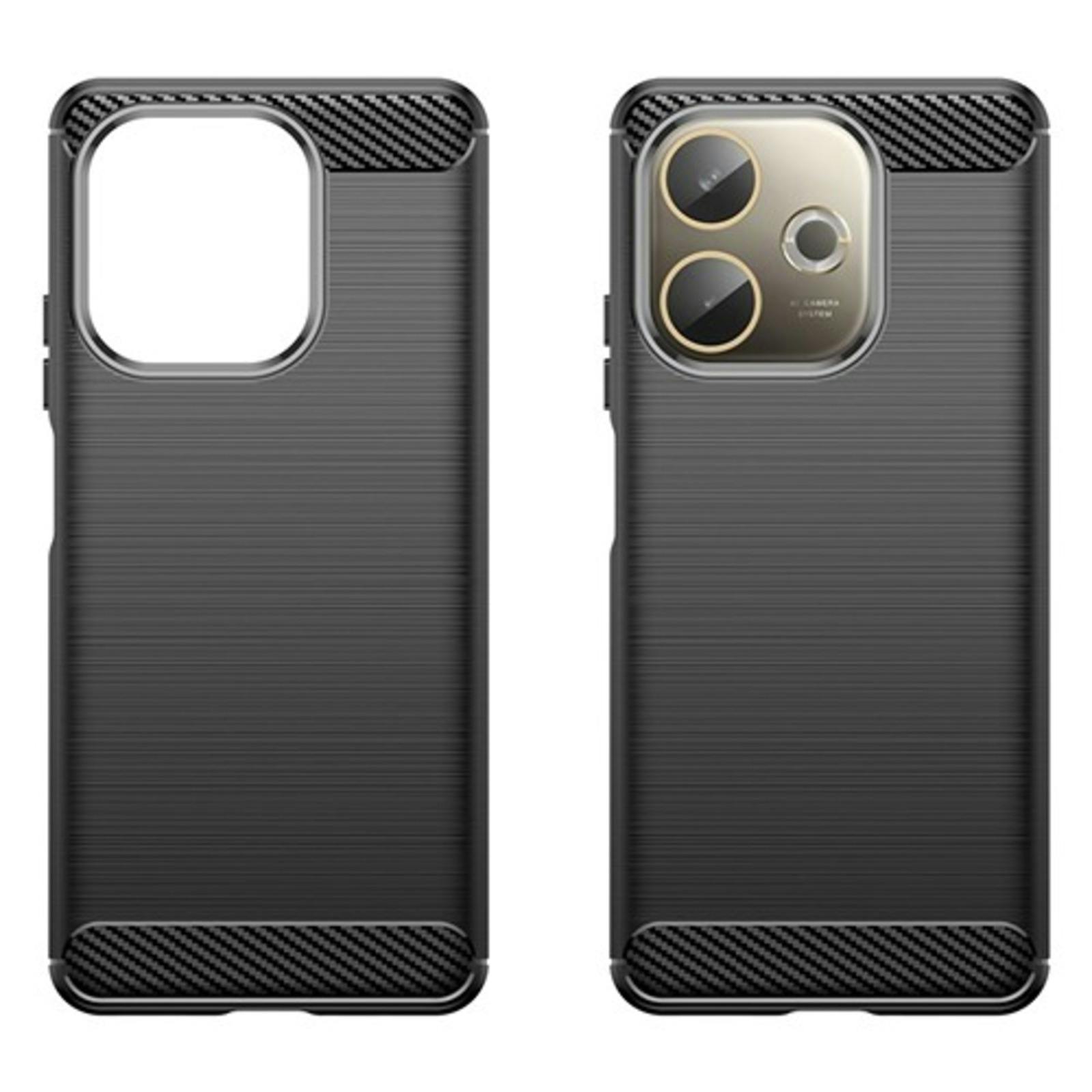 Mocaa Oppo A5 Pro 4G Brushed Hoesje Zwart