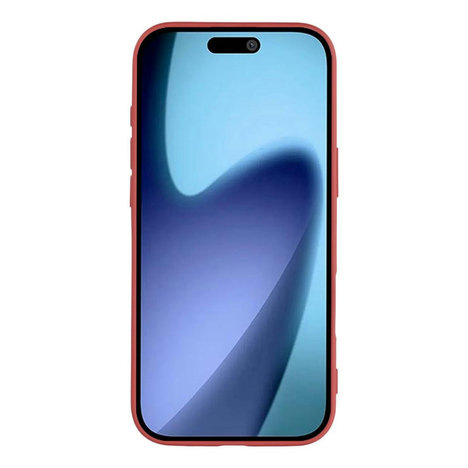 Mocaa Apple iPhone 17 Air Lens Protection Hoesje Rood