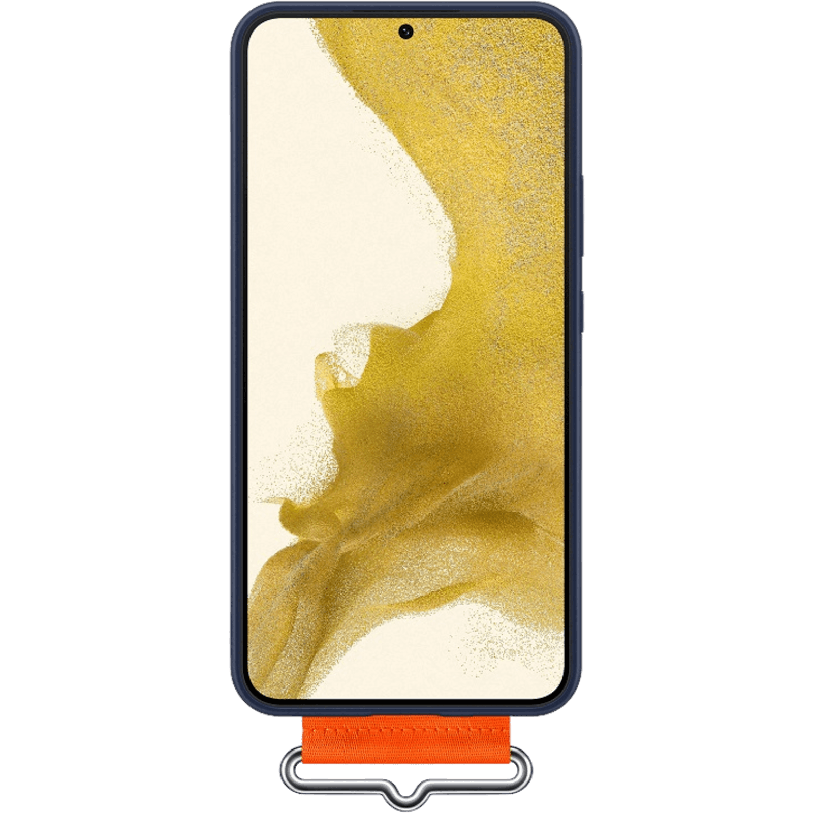 Samsung Galaxy S22 Plus Siliconen Hoesje met Band Navy