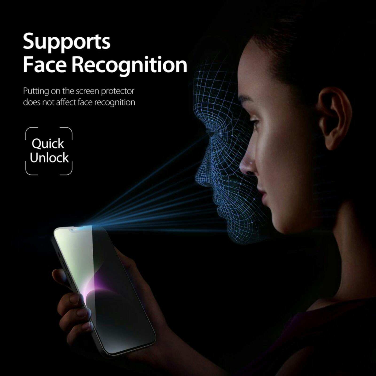 DUX DUCIS iPhone 13 (Pro)/14 Screenprotector Gehard Glas Privacy