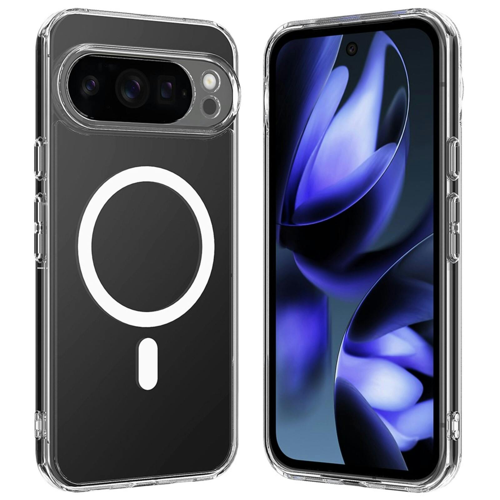 CaseBody Google Pixel 10 Pro XL MagSafe Airbag Hoesje Transparant