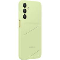 Samsung Galaxy A25 Kaarthouder Hoesje Lime - Voorkant