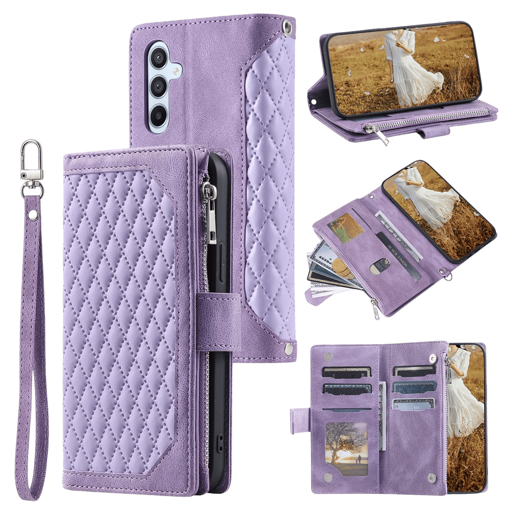 TwoTone Samsung Galaxy A57 Wallet Hoesje Paars