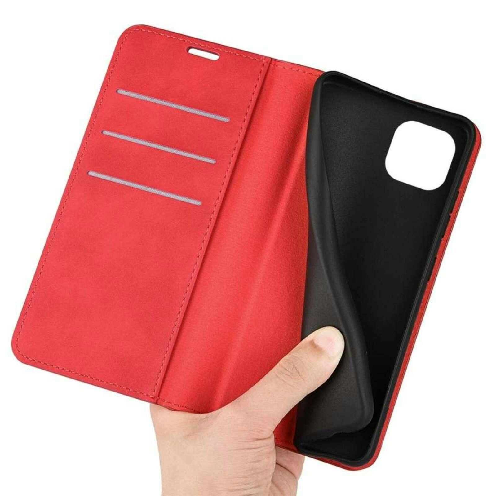 Just in Case iPhone 14 Plus Portemonnee Hoesje Rood
