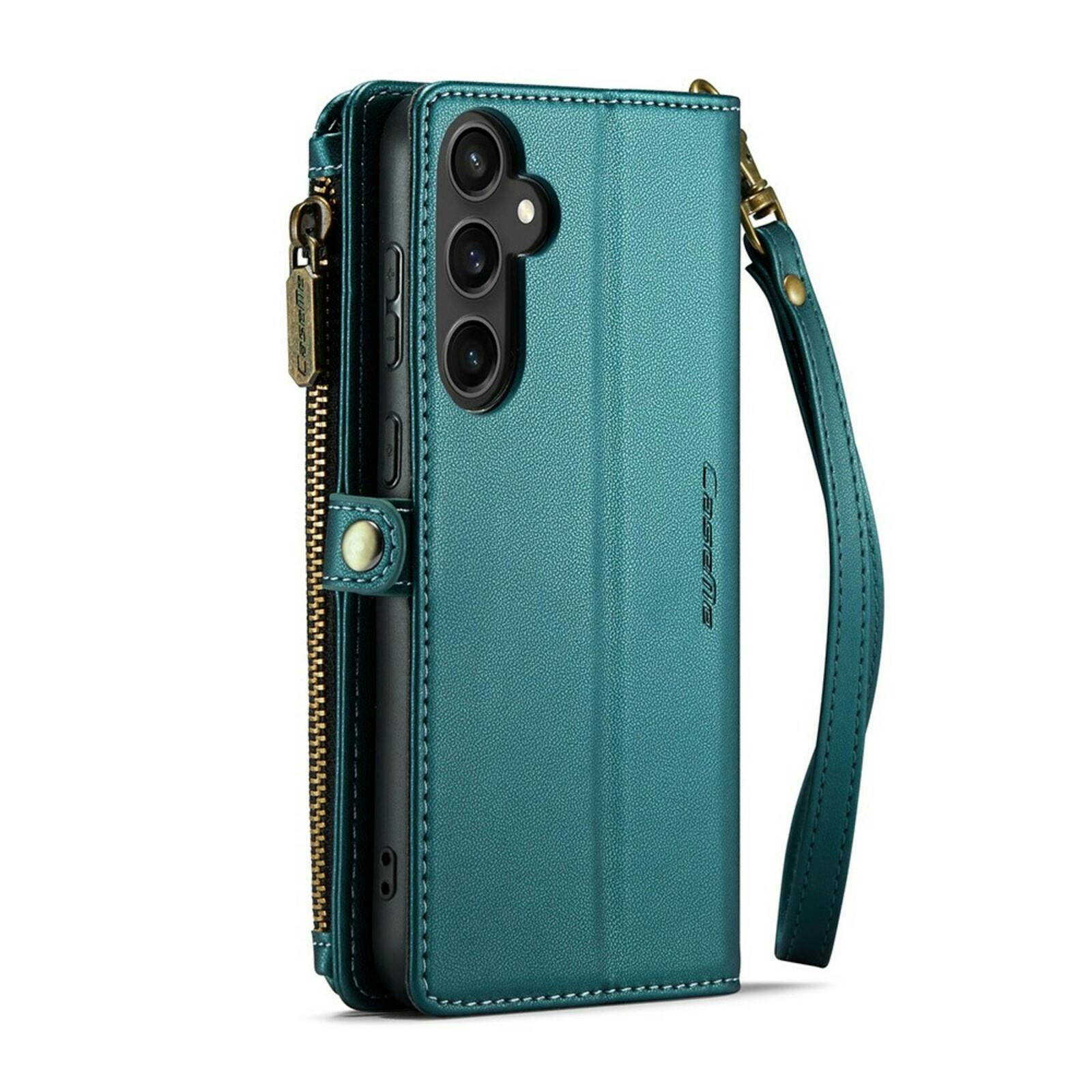 Caseme Samsung S23 FE Clutch Wallet met Koord Groen